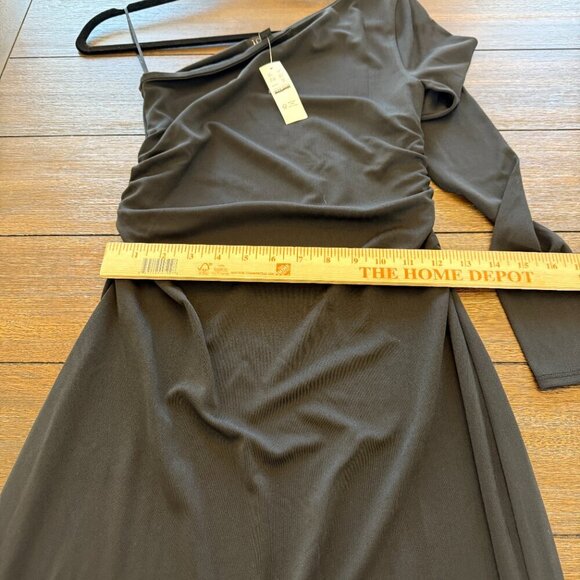 J. Crew One-shoulder dress in jersey crepe Size XS - Picture 9 of 10